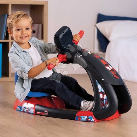 3-6 lat - Trenażer Spidey Spin V8 Driver Marvel Smoby - 5