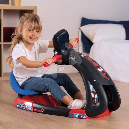 3-6 lat - Trenażer Spidey Spin V8 Driver Marvel Smoby - 7