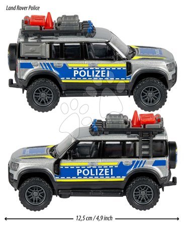 Spielzeugautos - Polizeiauto Land Rover Defender 90 Police Majorette - 2