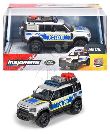 Spielzeugautos - Polizeiauto Land Rover Defender 90 Police Majorette - 4