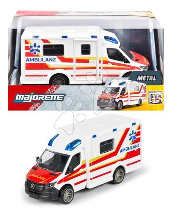Spielzeugautos - Mercedes-Benz Sprinter Spielzeug-Sanitätswagen Majorette - 4