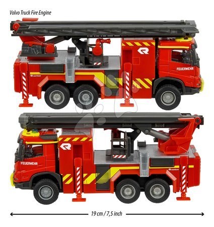 Feuerwehrautos - Spielzeug-Feuerwehrauto Volvo FMX Majorette - 2
