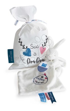 Juguetes para achuchar y dormir - Peluche de conejito para abrazar Mon Doudou Unicef Collection Doudou et Compagnie - 5