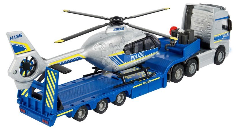 Spielzeuge für Jungen | Seite 27 - LKW mit Polizeihubschrauber Volvo Truck Airbus Majorette_1