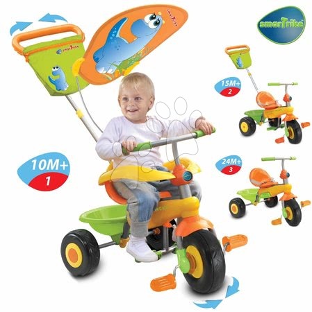 Triciclete de la 10 luni - Tricicletă Candy-Dino smarTrike - 1