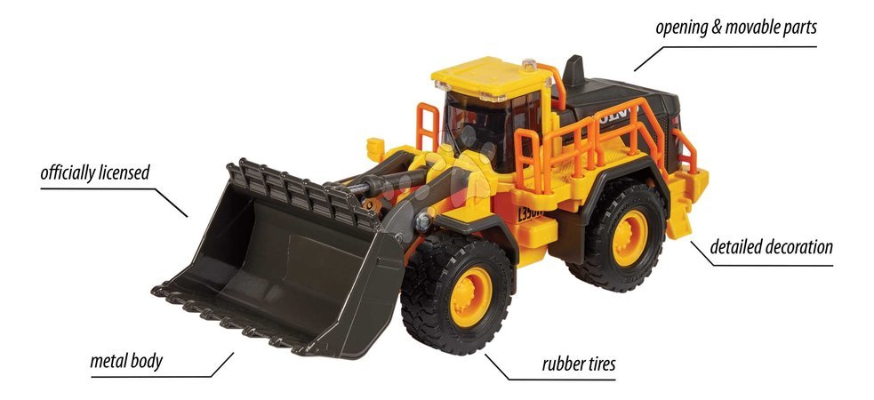 Baumaschinen - Volvo Radlader Majorette - 2