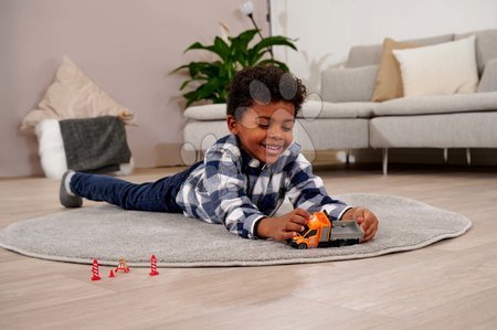 Baumaschinen - Ein Spielzeugauto mit Ladeplattform Mercedes-Benz Sprinter Platform Majorette - 10