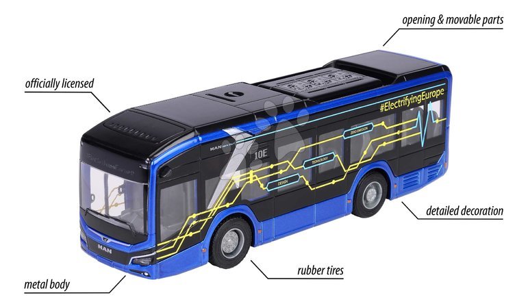 Spielzeugautos - Bus MAN Lion’s City 10 E Bus Majorette - 3