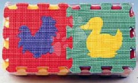 Piankowe puzzle Zwierzęta z Farmy Lee 6 części 15*15*1,2 cm