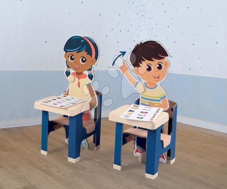 Banco scuola con gli alunni Classroom Smoby con 2 bambini