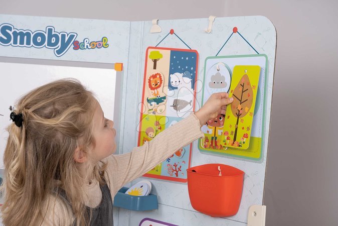 Schultafel - Schule mit Klasse für Vorschulkinder beidseitige Schule Smoby - 4