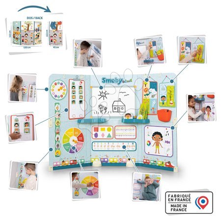 Kreative und didaktische Spielzeuge vom Hersteller Smoby | Seite 2 - Schule mit Klasse für Vorschulkinder beidseitige Schule Smoby_1