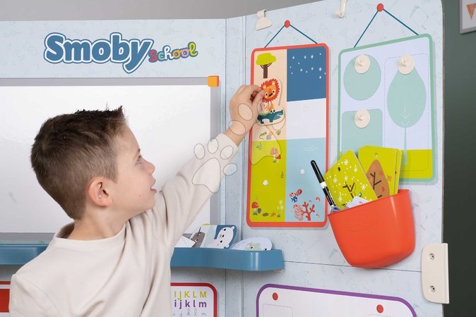 Schultafel - Schule mit Klasse für Vorschulkinder beidseitige Schule Smoby - 5