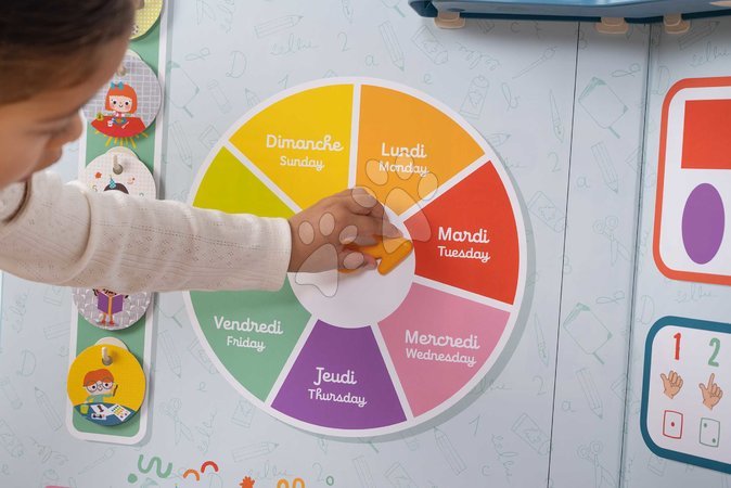 Schultafel - Schule mit Klasse für Vorschulkinder beidseitige Schule Smoby - 6