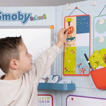 Schultafel - Schule mit Klasse für Vorschulkinder beidseitige Schule Smoby - 9