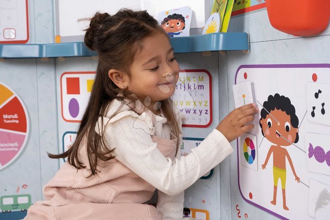Schultafel - Schule mit Klasse für Vorschulkinder beidseitige Schule Smoby - 12