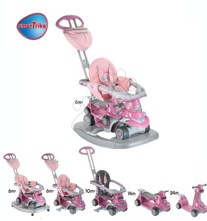 Odrážedla od 6 měsíců - Odrážedlo a koloběžka All in One 4v1 smarTrike - 7