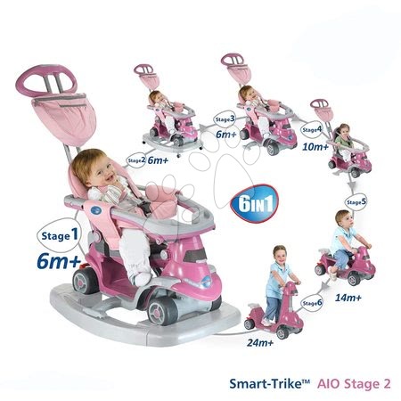 Odrážedla od 6 měsíců - Odrážedlo a koloběžka All in One 4v1 smarTrike - 8