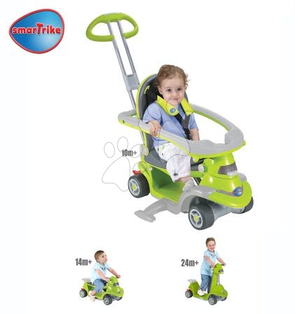 Triciclete de la 10 luni - Babytaxiu şi trotinetă All in One 4in1 smarTrike - 1