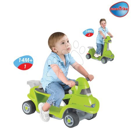 Triciclete de la 10 luni - Babytaxiu şi trotinetă All in One 4in1 smarTrike - 2