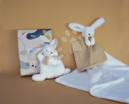 Detské deky - Deka pre najmenších so zajačikom na maznanie Happy Wild Doudou et Compagnie - 4