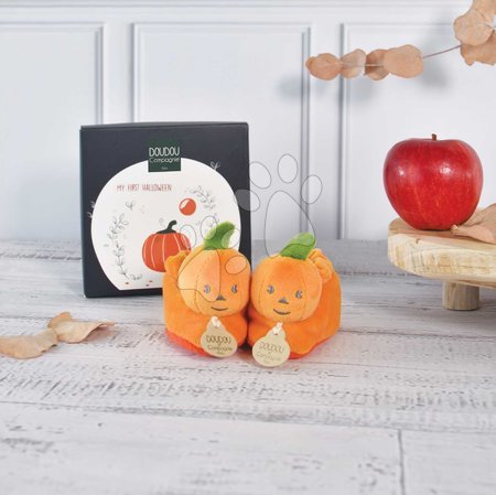 Ubranka dziecięce - Kapcie dla niemowląt Tekvica Booties Moje Pierwsze Halloween Doudou et Compagnie - 2