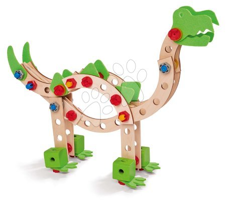 Juegos de construcción de madera Eichhorn - Construcción de madera Dinosaurio Constructor Eichhorn - 2
