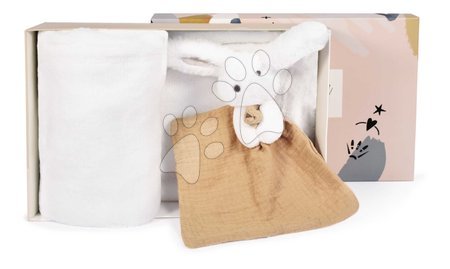 Detské deky - Deka pre najmenších so zajačikom na maznanie Happy Wild Doudou et Compagnie - 2