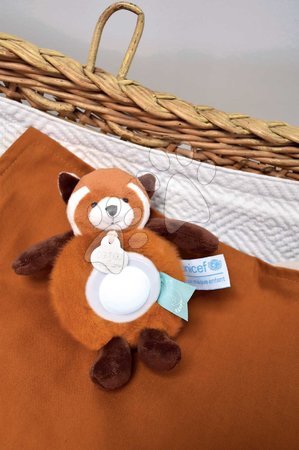 Pacynki dla najmniejszych - Pluszowa panda do teatru cieni Red Panda Hand Puppet Unicef Collection Doudou et Compagnie - 2