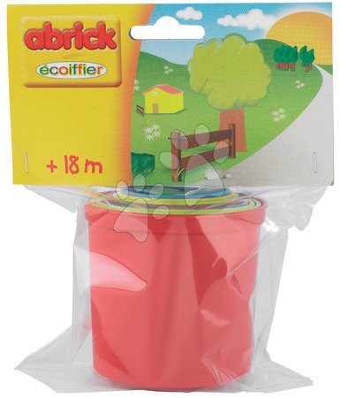 Vývoj motoriky - Vkládací kelímky Abrick Écoiffier - 1
