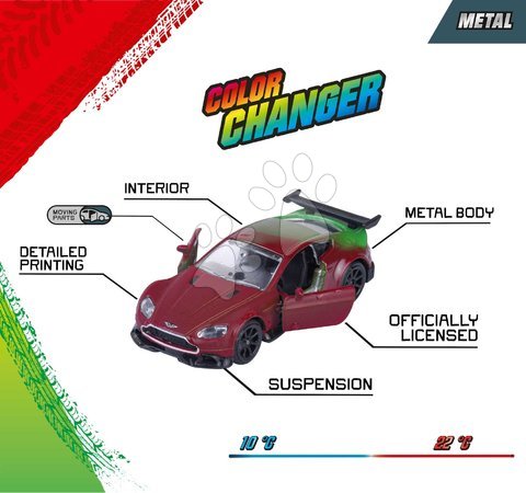 Modelle - Spielzeugauto mit Farbwechsel-Effekt Color Changers Majorette - 4