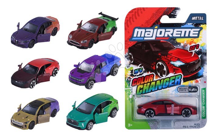 Modelle - Spielzeugauto mit Farbwechsel-Effekt Color Changers Majorette - 6