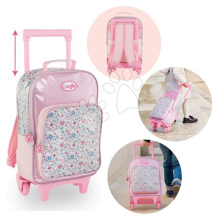 Školski pribor - Ruksak s kotačićima Flowers Les Bagages Corolle_1