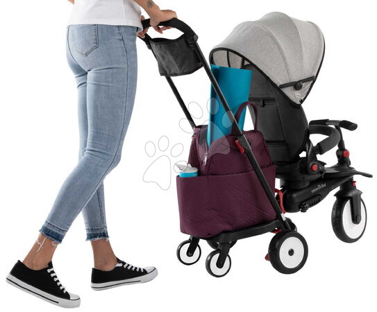 Kočárky - Stupínek s kolečky k tříkolce a kočárku STR Buddy Board smarTrike - 3
