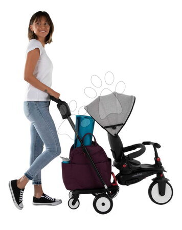 Kočárky - Stupínek s kolečky k tříkolce a kočárku STR Buddy Board smarTrike - 4