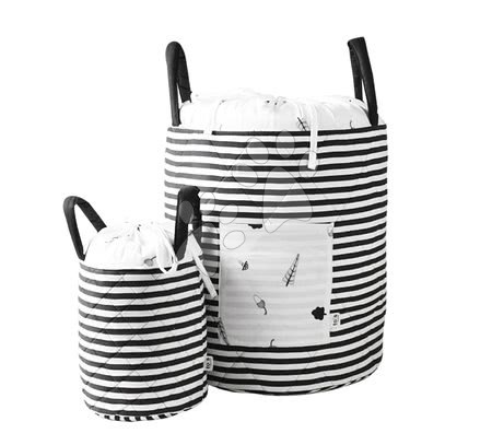 toTs - Textilný košík Stromy Bamboo toT's smarTrike Black&White na šnúrku sateen bavlna 45*40 cm TO400120