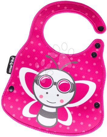 Podbradníky - Podbradník pre deti a držiak na fľašku Včielka Baby Bib & Bottle Holder toTs-smarTrike