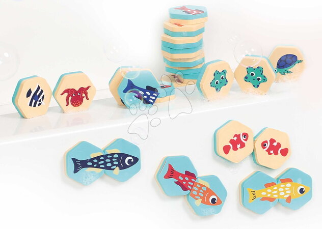 Играчки за вана - Penové pexeso do vane Bath Memory Ludi