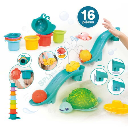 Играчки за вана - Veľká sada hračiek do vane Korytnačka Set Bath Toys Ludi_1