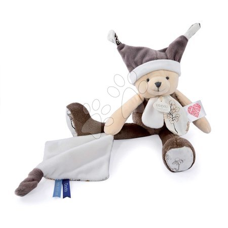 Pluszaki | Strona 12 - Pluszowy miś z chusteczką Plush Bear Taupe Doudou et Compagnie