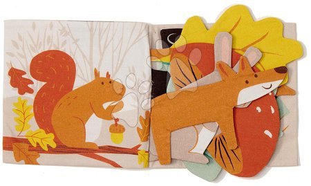 Jucării de alint și de adormit - Carte textilă Where Is Baby Activity Book ThreadBear  - 1
