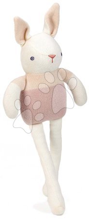 Păpuși de cârpă - Păpușă tricotată iepuraș Baby Threads Cream Bunny ThreadBear 35 cm crem din bumbac moale