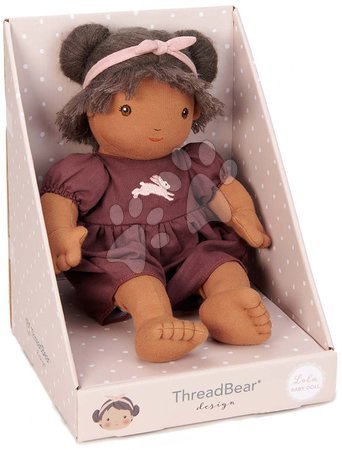 ThreadBear design - Krpena lutka Baby Lola Doll ThreadBear 36 cm od nježnog i mekog pamuka s uklonjivom pelenom_1