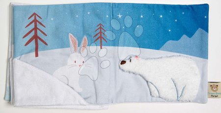 Jucării de alint și de adormit - Carte textilă Snowy Friends Activity Book ThreadBear _1