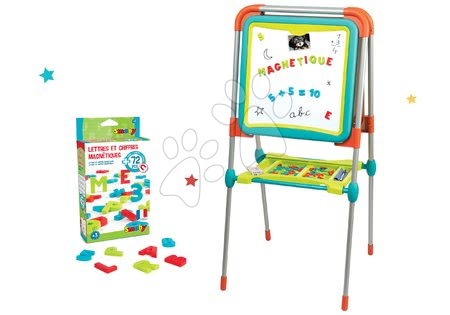 Šolske table - Komplet tabla za risanje in magnetki Ultimate Board Smoby dvostranska zložljiva