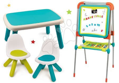 Activity Abc - Komplet tabla za risanje z magnetki Ultimate Board Smoby dvostranska zložljiva