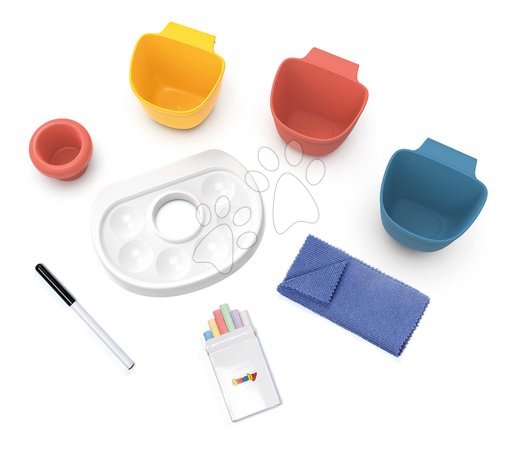 Rutschen-Sets - Set Rutsche und Tafel für Kreide und Magnete XS Slide Green Life Smoby - 9