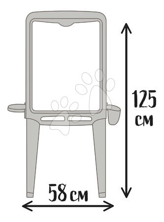 Rutschen-Sets - Set Rutsche und Tafel für Kreide und Magnete XS Slide Green Life Smoby - 17