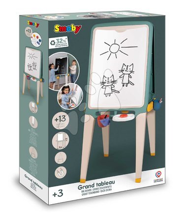 Rutschen-Sets - Set Rutsche und Tafel für Kreide und Magnete XS Slide Green Life Smoby - 19