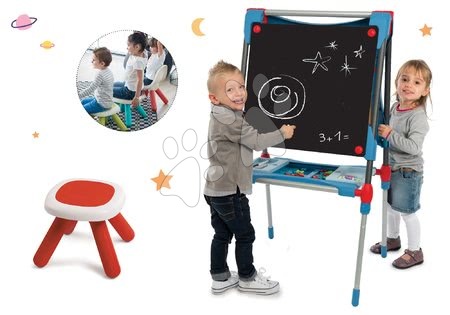 Table in klopi kompleti - Komplet šolska magnetna tabla Smoby - 40